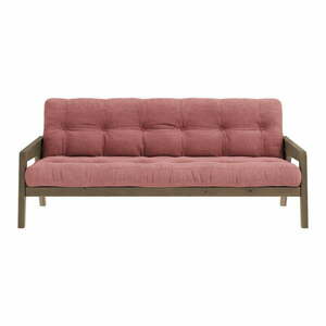 Rózsaszín kinyitható kanapé 190 cm Grab Carob – Karup Design kép