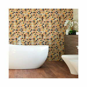 Wall Decal Tiles Mosaics Sanded Grade 9 db-os falmatrica szett, 15 x 15 cm - Ambiance kép