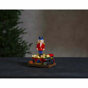 Nutcracker karácsonyi világító LED dekoráció, magasság 16 cm - Star Trading kép