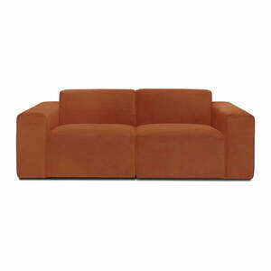 Sting narancssárga kordbársony kanapé, 202 cm - Scandic kép