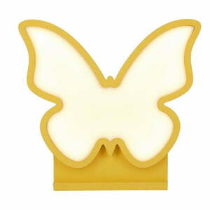 Sárga gyerek éjjelilámpa Butterfly – Candellux Lighting kép