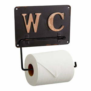 Fali fém WC-papír tartó – Antic Line kép