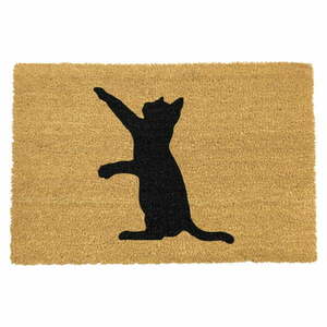 Cat természetes kókuszrost lábtörlő, 40 x 60 cm - Artsy Doormats kép