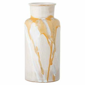 Krémszínű agyagkerámia kézzel készített váza Savana – Bloomingville kép