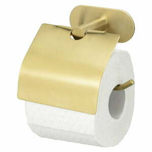 Öntapadós rozsdamentes acél WC-papír tartó Orea Gold – Wenko kép