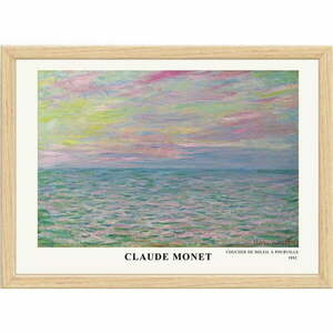 Keretezett poszter 75x55 cm Claude Monet – Wallity kép