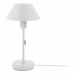 Fehér asztali lámpa fém búrával (magasság 36 cm) Office Retro – Leitmotiv kép