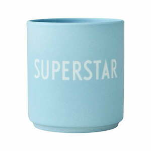 Superstar kék porcelánbögre, 300 ml - Design Letters kép