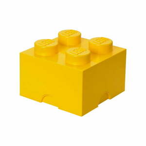 Sárga szögletes tárolódoboz - LEGO® kép