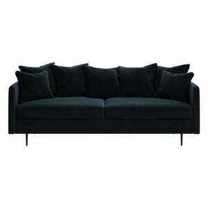 Esme sötétkék bársony kanapé, 214 cm - Ghado kép