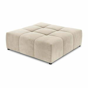 Bézs bársony kanapé modul Rome Velvet - Cosmopolitan Design kép