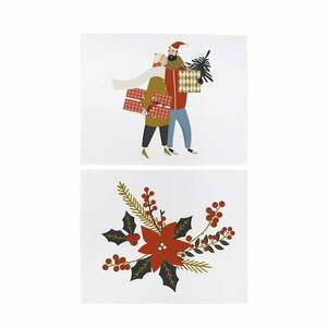 Textil tányéralátét szett karácsonyi mintával, 2 db-os 35x45 cm Christmas Star – Butter Kings kép