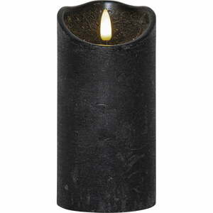 Flamme Rustic fekete LED viaszgyertya, magasság 15 cm - Star Trading kép