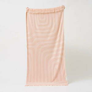 Luxe rózsaszín pamut strandtörülköző , 160 x 90 cm - Sunnylife kép