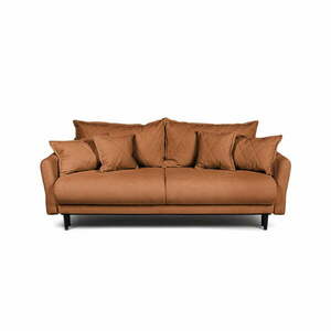 Barna kinyitható kanapé 215 cm Bjork – Bonami Selection kép