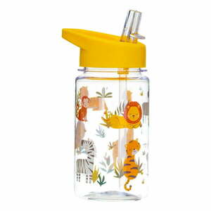 Drink Up Safari gyerek vizespalack szívószállal, 400 ml - Sass & Belle kép