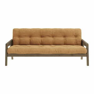 Mustársárga kinyitható kanapé 190 cm Grab Carob – Karup Design kép