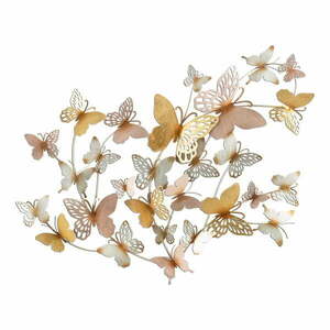 Fém fali dekoráció 132x95, 5 cm Butterflies - Mauro Ferretti kép