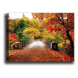 Autumn Bridge kép, 70 x 50 cm - Tablo Center kép