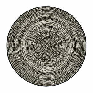 Silvana Rutto fekete kültéri szőnyeg, ⌀ 120 cm - Universal kép