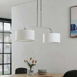Lindby Jevanna függő lámpa, két izzós, fehér kép