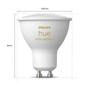 Philips Hue White Ambiance GU10 5 W reflektor 3-as kép