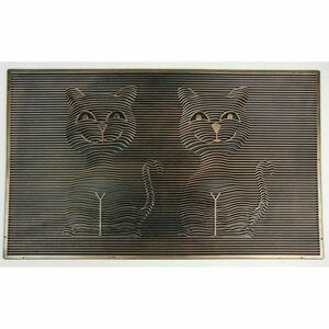 Macskák gumi lábtörlő, 45 x 75 cm kép
