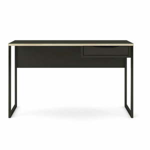Function Plus fekete íróasztal, 130 x 48 cm - Tvilum kép