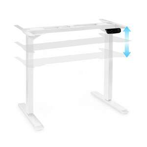 OneConcept Multidesk Comfort, állítható magasságú íróasztal, elektromos, magasság 62 - 128 cm, fehér kép
