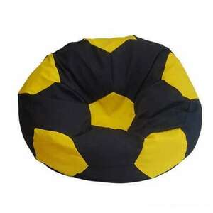 Babzsák foci tini méretben- fekete-citromsárga kép