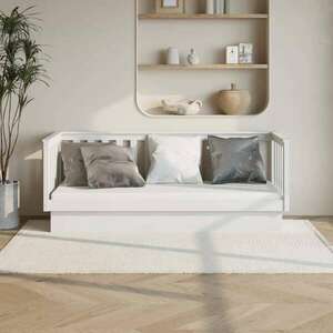 vidaXL fehér tömör fenyőfa kanapéágy 75 x 190 cm kép
