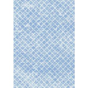 Passion D755A_SFI55 kék modern mintás szőnyeg 160x230 cm kép