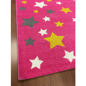 Trendy Kids Pink csillagos D234A szőnyeg 160x230 cm kép
