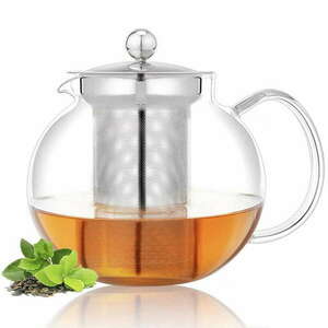 Quasar & Co., teafőző, rozsdamentes acél szűrővel, tea/kávé tartá... kép