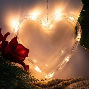 LED függőlámpák karácsonyi dekoráció szív kép