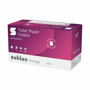 Satino Wepa Prestige hajtogatott toalettpapír cellulóz 3 réteg, 9... kép