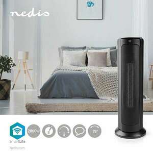 NEDIS SmartLife kerámia PTC ventilátor hűtő-fűtő Wi-Fi okos fűtőp... kép