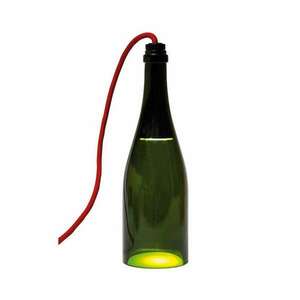 L'Atelier du Vin 095321 Bouteille Torche Vert pezsgős üveg lámpa... kép