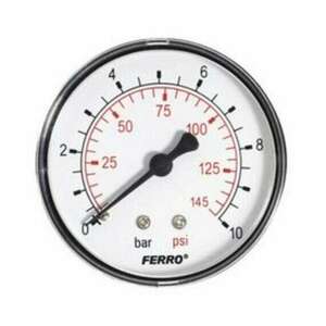 Nyomásmérő óra Manometer PG-P50A HÁTSÓ kép