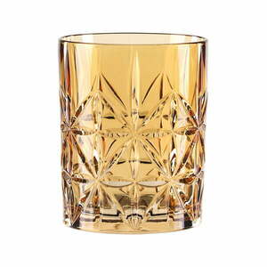 Highland Amber narancssárga kristályüveg whiskeys pohár, 345 ml - Nachtmann kép