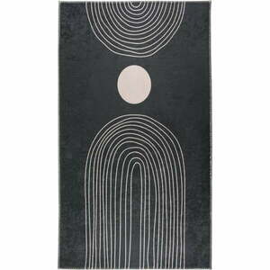 Antracitszürke mosható szőnyeg 80x150 cm – Vitaus kép