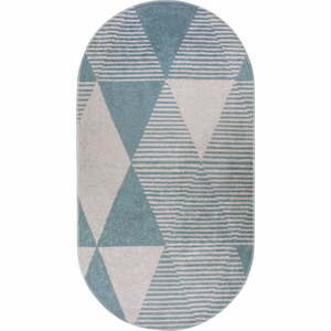 Kék mosható szőnyeg 80x120 cm Oval – Vitaus kép