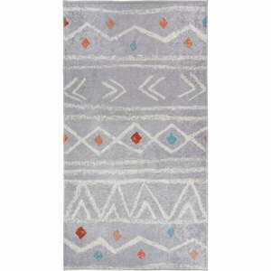 Világosszürke mosható szőnyeg 80x150 cm – Vitaus kép