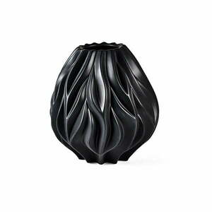 Flame fekete porcelán váza, magasság 23 cm - Morsø kép