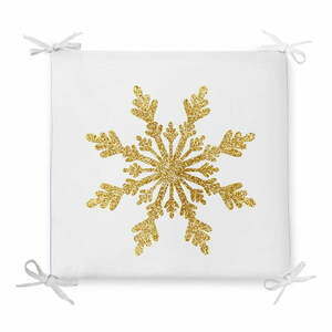 Single Snowflake karácsonyi pamutkeverék székpárna, 42 x 42 cm - Minimalist Cushion Covers kép