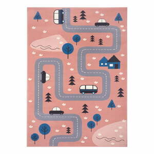 Rózsaszín gyerek szőnyeg 80x150 cm Adventures – Hanse Home kép