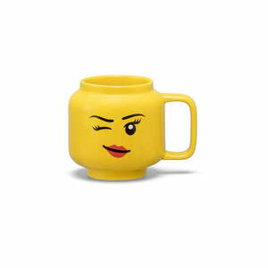 Sárga kerámia gyerek bögre 255 ml Head – LEGO® kép