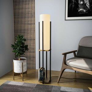 Shelf Lamp - 8129 Enteriőr dizájn Állólámpa Fekete Arany 25x20x130 cm kép