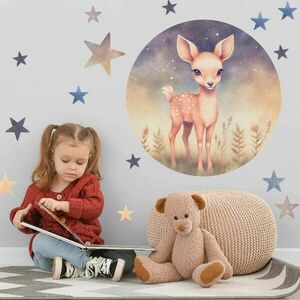 Falmatrica gyerekszobába - Őzike és csillagok kép