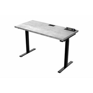 HERTA állítható asztal, 135x65x76-125, beton kép